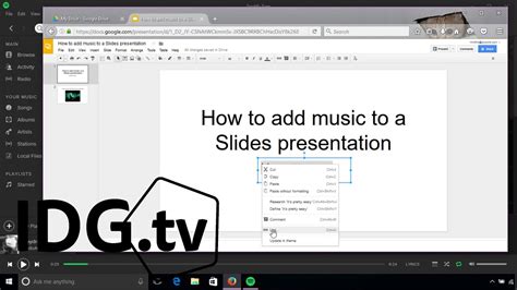 how to have music playing in the background of google slides and why it enhances productivity